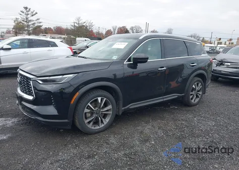 2025 Infiniti Qx60 Luxe Awd из США, поврежденный, VIN 5N1AL1FS5SC341904